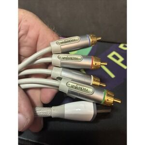 Nintendo/Rocketfish Wii HD Braided Component AV Cable / Premium Cable LN 8' A2